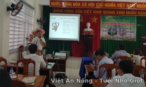 Tập huấn hệ thống tưới tự động Việt An Nông tại Phú Yên
